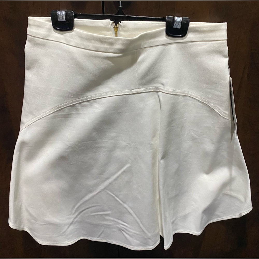 Brand new with tags White A- line Mini skirt